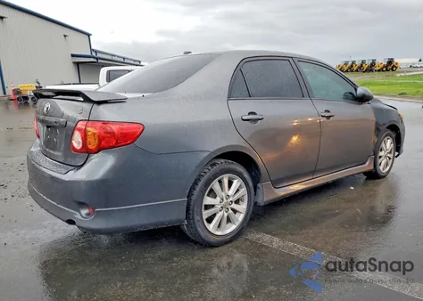 2010 Toyota Corolla Base from USA, damaged, VIN 2T1BU4EE2AC382712